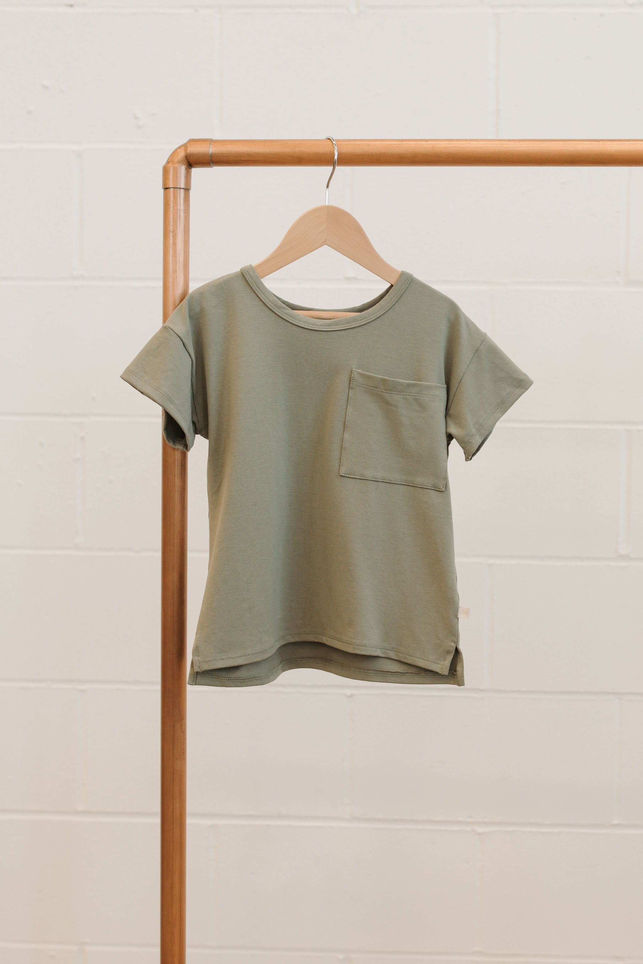 Meet me at Sunset:  Youth Boxy Tee Sage YS (6/7Y)