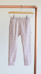 Adventure Awaits:  Kids Terry Joggers Dainty Floral 4/5Y