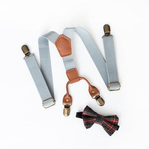 SUSPENDERS AND BOW TIE SET