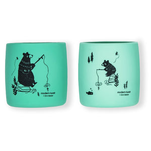 Sip Set : Badger Family - Mint