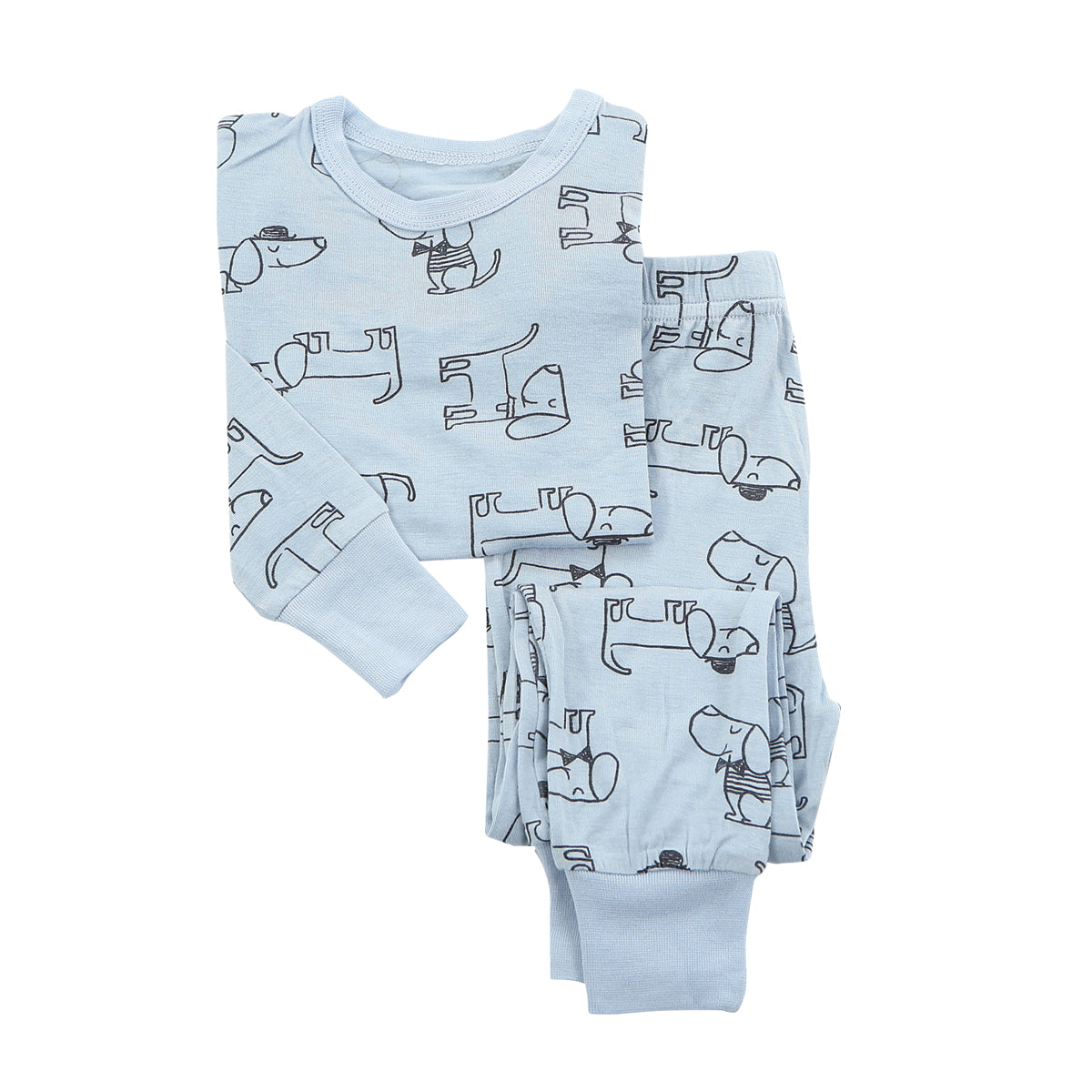 Bamboo Pajama Set -Dog Print – Lox and Fox Baby Boutique