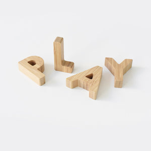 Bamboo Alphabet Set